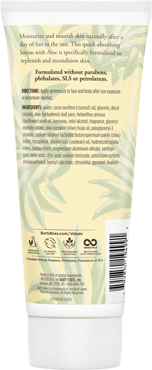 slide 2 of 3, Burt's Bees Aloe & Coconut Oil After Sun Soother 6 fl oz, 6 fl oz