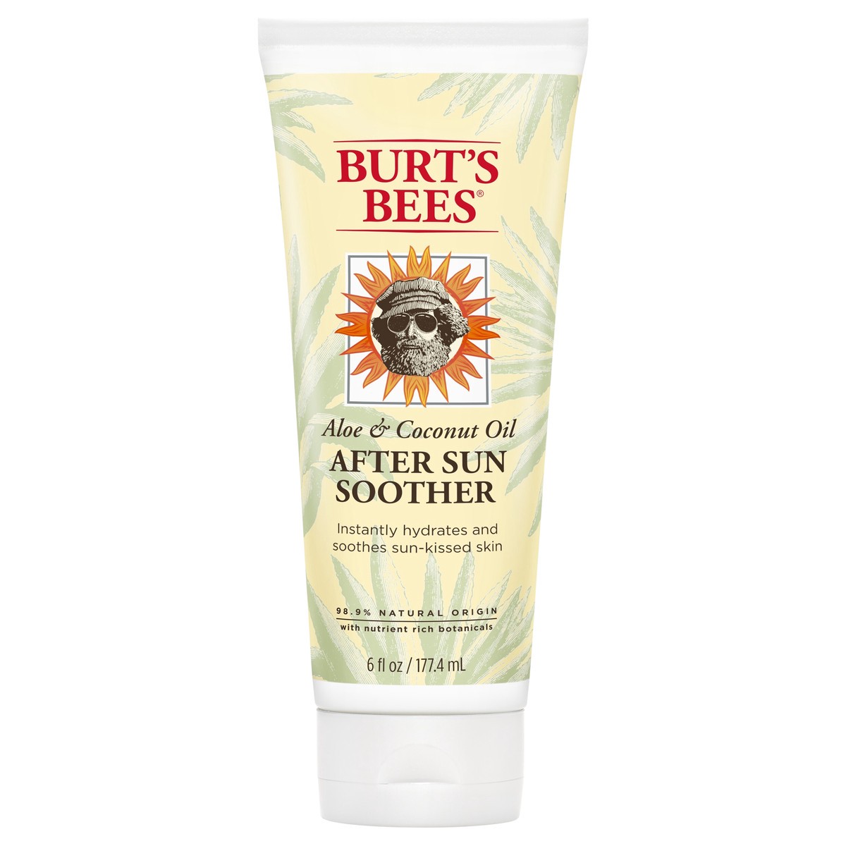 slide 1 of 3, Burt's Bees Aloe & Coconut Oil After Sun Soother 6 fl oz, 6 fl oz