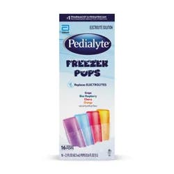 Pedialyte Freezer Pops 16 - 2.1 fl oz Pops