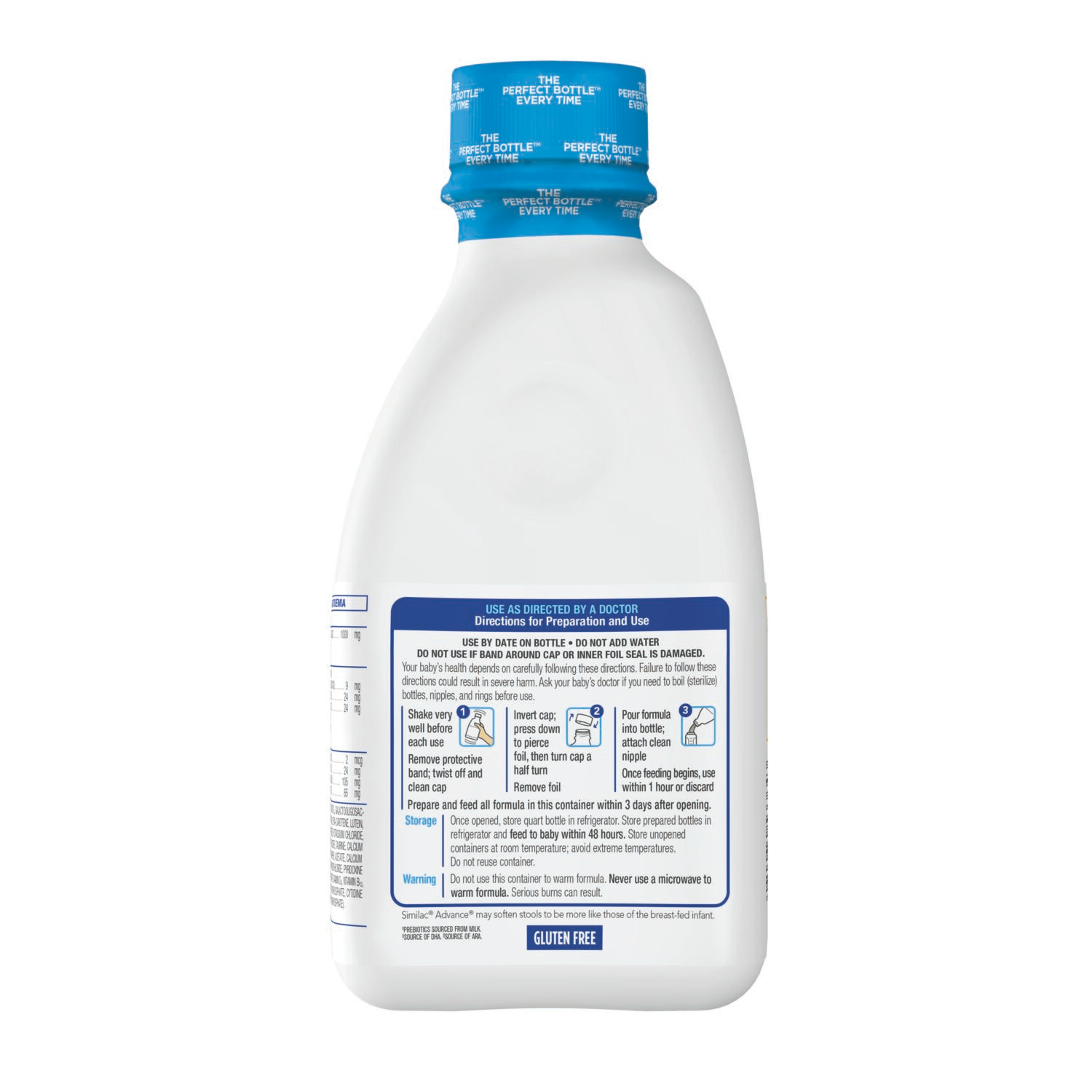 slide 3 of 8, Similac Advance 0-12 Months OptiGro Milk-Based Infant Formula with Iron 32 fl oz, 32 fl oz