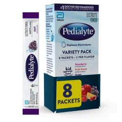 Pedialyte Variety Pack Electrolyte Powder Variety Pack 8 - 0.3 oz Packet