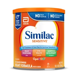 Similac Sensitive OptiGro Milk-Based Powder Infant Formula with Iron Stage 1 12.5 oz