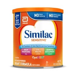 Similac Sensitive OptiGro Milk-Based Powder Infant Formula with Iron Stage 1 12.5 oz