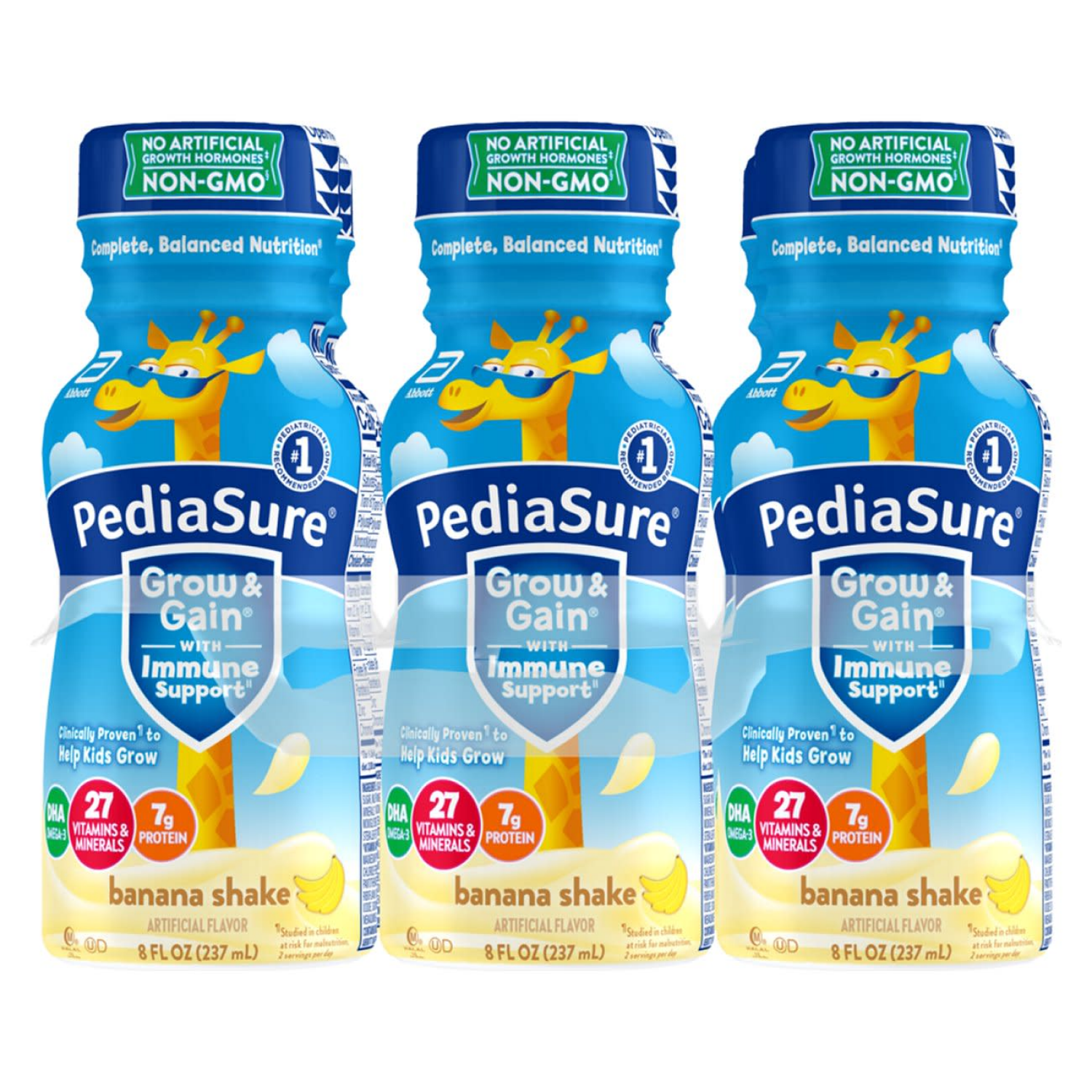 slide 1 of 8, PediaSure Grow & Gain Banana Shake- 6 ct, 6 ct