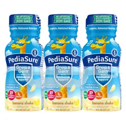 PediaSure Grow & Gain Banana Shake- 6 ct