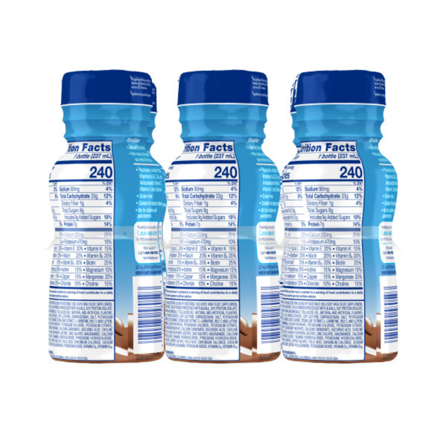 slide 2 of 8, PediaSure Grow & Gain Nutritional Shake Chocolate Ready-to-Drink 6-8 fl. oz. Bottles, 6 ct; 8 fl oz