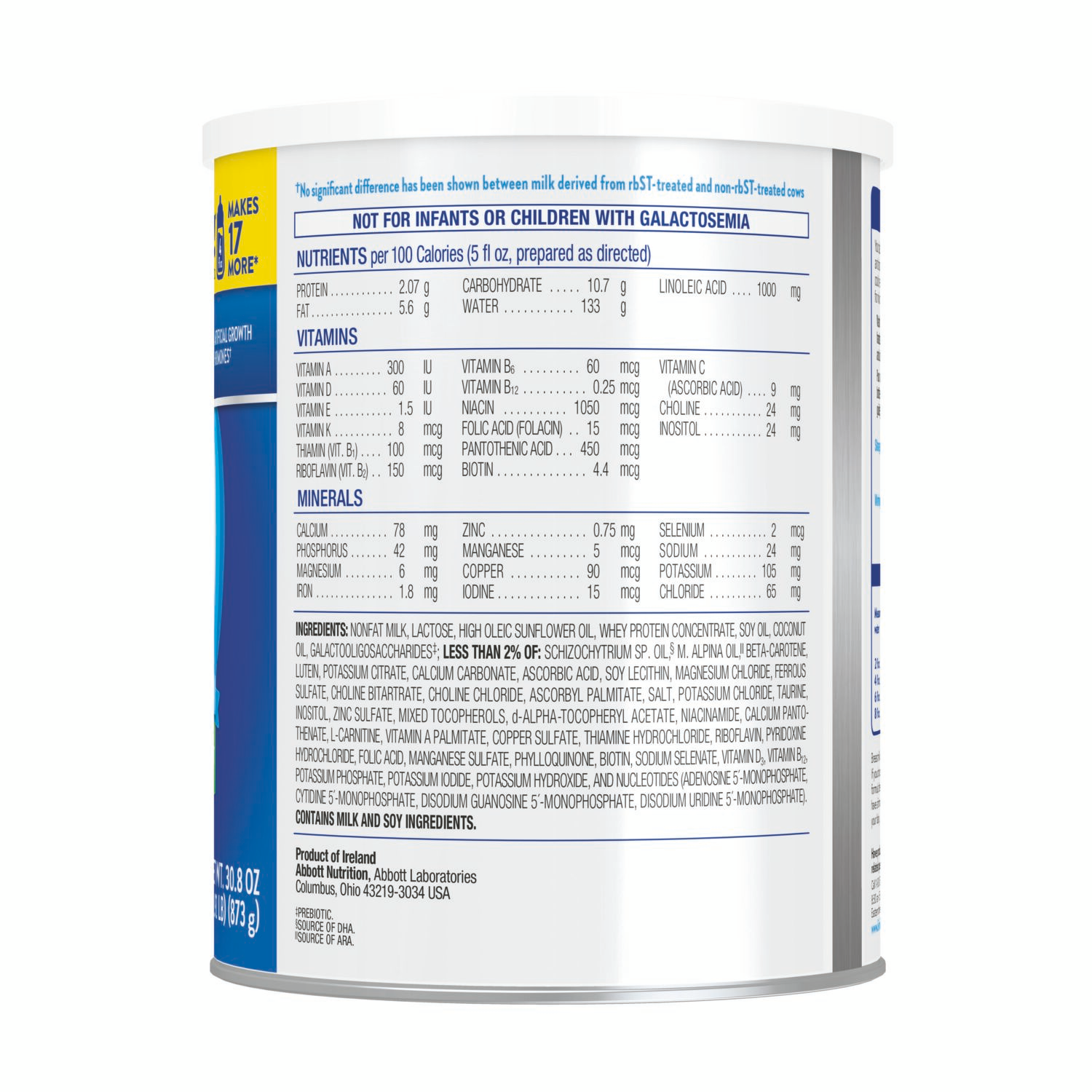 slide 3 of 8, Similac Advance Infant Formula with Iron Powder 1-30.8 oz Can, 30.8 oz