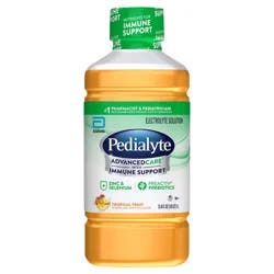 Pedialyte AdvancedCare Tropical Fruit Electrolyte Solution with Immune Support 33.8 fl oz