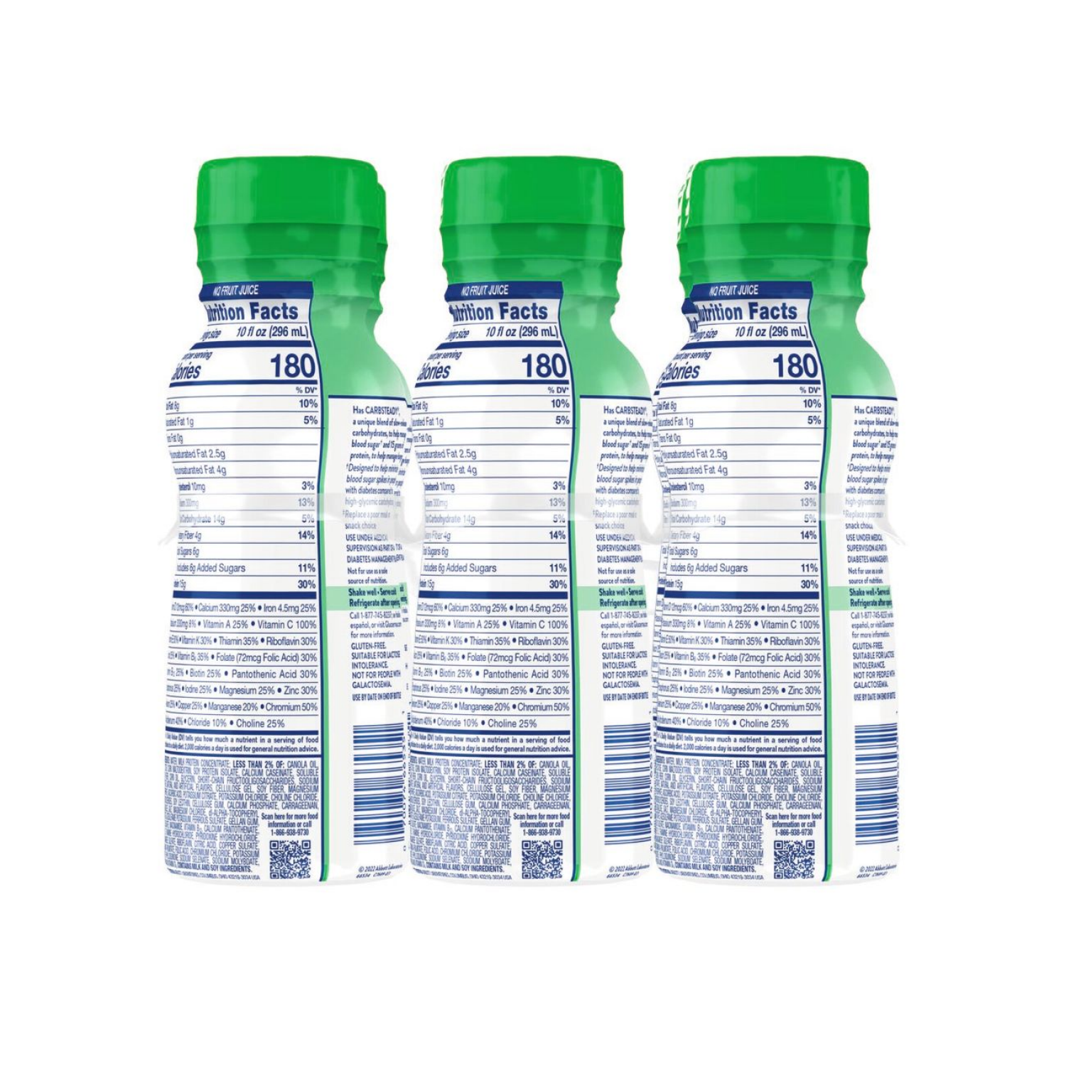 slide 7 of 8, Glucerna Hunger Smart Classic Strawberry Shake Bottle 6 ea, 6 ct