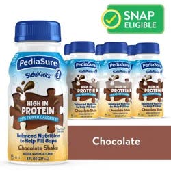 PediaSure SideKicks Chocolate Shake 6 - 8 fl oz Bottles