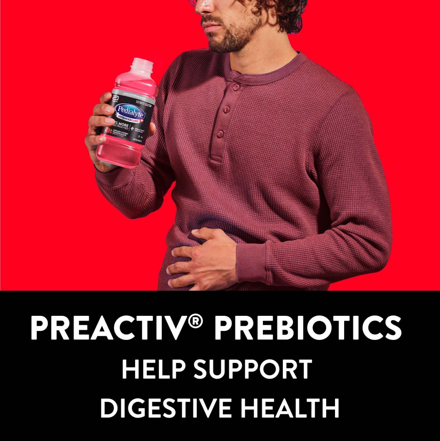 slide 8 of 8, Pedialyte AdvancedCare Plus Chilled Cherry Pomegranate Electrolyte Solution 33.8 fl oz, 33.8 fl oz