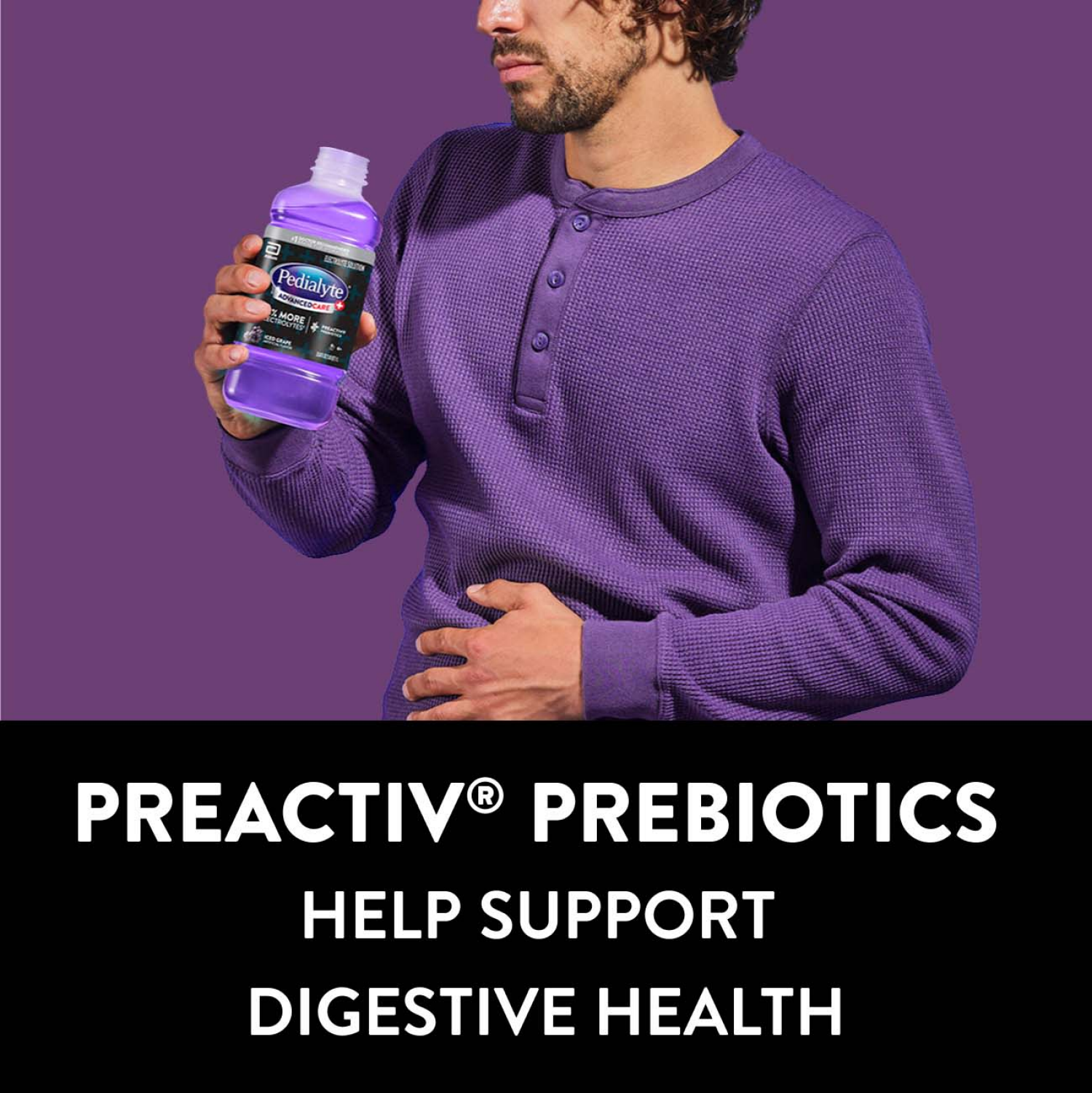 slide 8 of 8, Pedialyte AdvancedCare Plus Ice Grape Electrolyte Solution - 33.8 fl oz, 33.8 fl oz