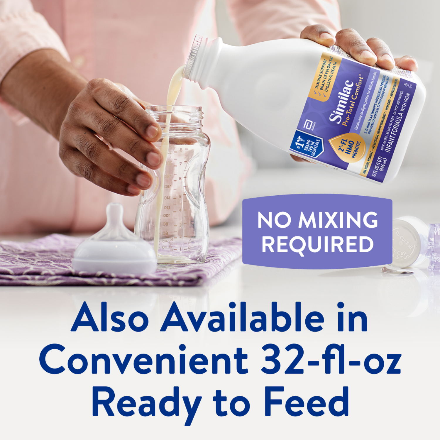 slide 5 of 8, Similac Pro-Total Comfort Infant Formula Powder 1-29.8 oz Can, 29.8 oz