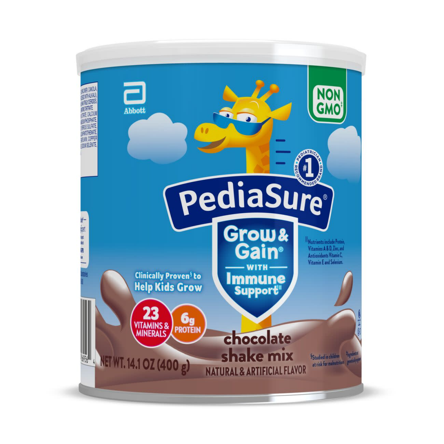 slide 6 of 8, PediaSure Grow & Grain Chocolate Shake Mix 14.1 oz, 14.1 oz
