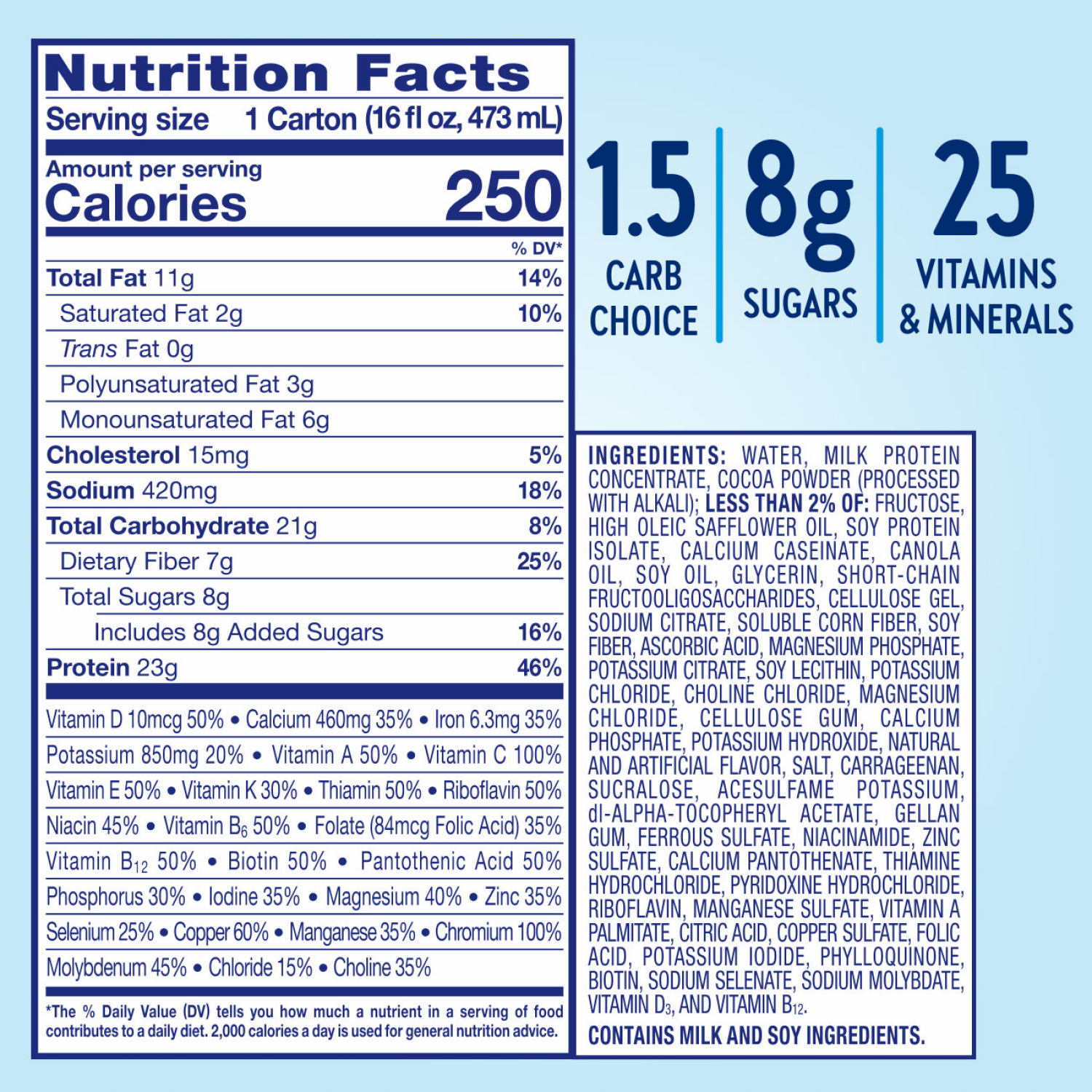 slide 6 of 8, Glucerna Hunger Smart Shake Rich Chocolate - 16 oz, 16 oz