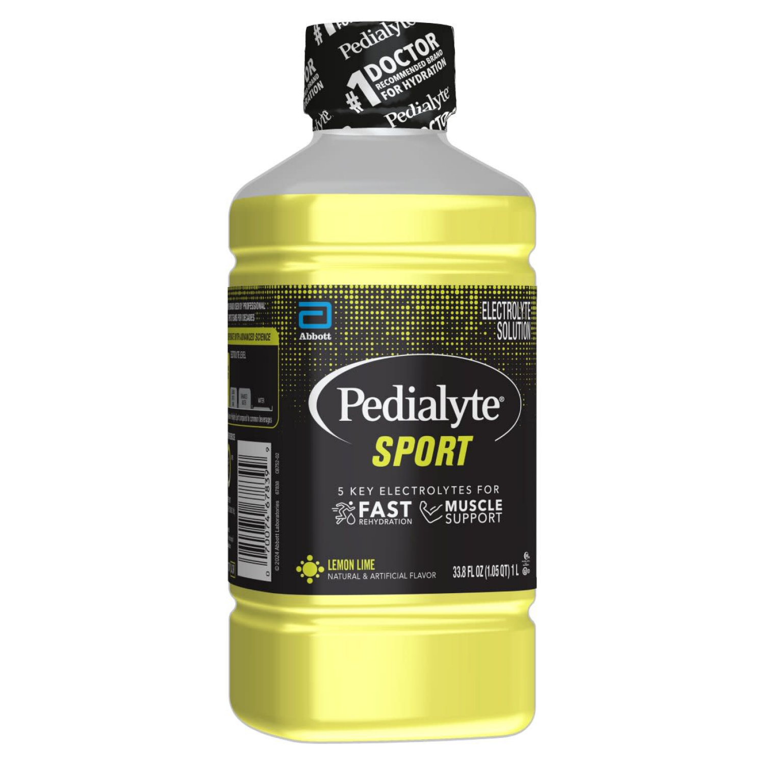 slide 6 of 8, Pedialyte Sport Electrolyte Solution Lemon Lime Ready-to-Drink 33.8 fl oz Bottle, 33.8 fl oz