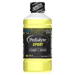 Pedialyte Sport Electrolyte Solution Lemon Lime Ready-to-Drink 33.8 fl oz Bottle