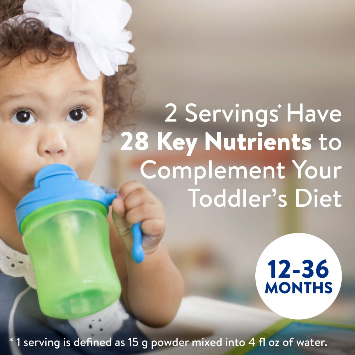 slide 8 of 8, Similac Go & Grow 360 Total Care Toddler Nutritional Drink Powder 1-24 oz Cans, 24 oz