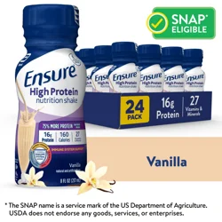 Ensure High Protein Nutritional Shake, Vanilla