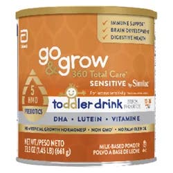 Similac Go & Grow 360 Total Care Sensitive Toddler Nutritional Drink Powder 1-23.3 oz Cans