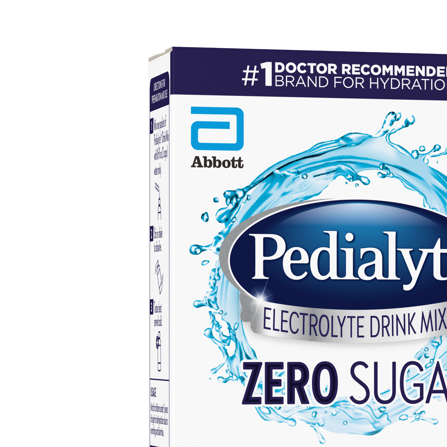 slide 4 of 5, Pedialyte Zero Sugar Electrolyte Water 3.4 Gram Powder, 1 ct