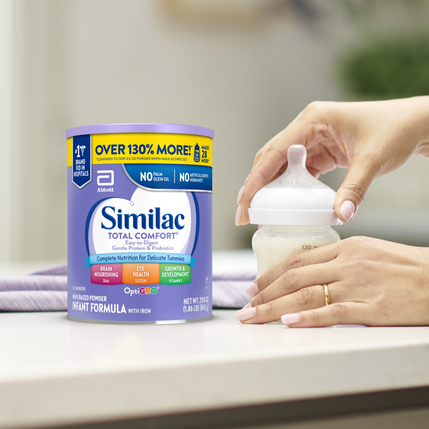 slide 4 of 8, Similac Total Comfort Formula Powder - 29.8oz, 29.8 oz