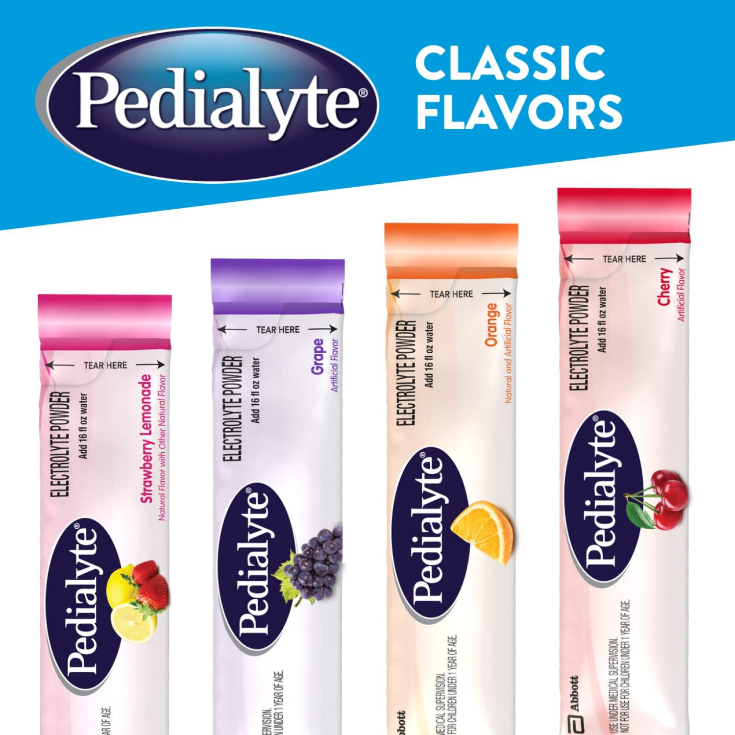 slide 3 of 7, Pedialyte Electrolyte Powder Packs - Grape, 8 ct