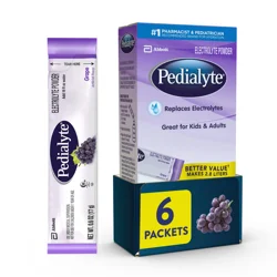 Pedialyte Electrolyte Powder Packs - Grape