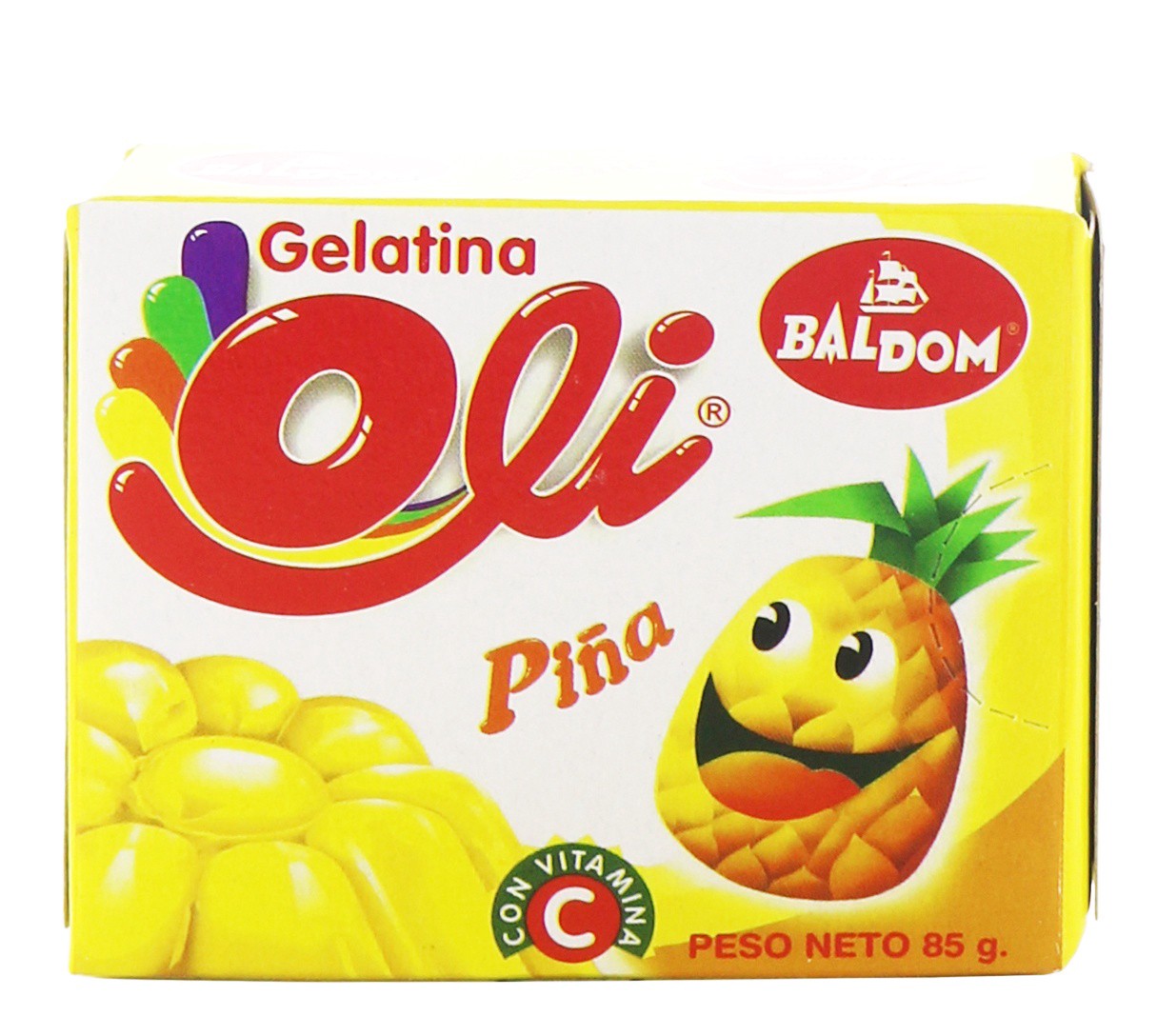 slide 1 of 1, GROCERY-DSD Oli Gelatin Pineapple, 1 ct