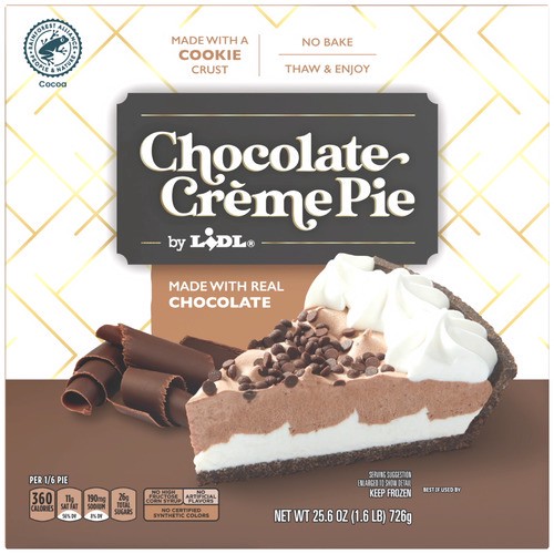 slide 1 of 1, frozen chocolate crème pie, 25.6 oz