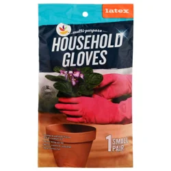 Giant Household Multi Purpose Latex Gloves Cotton Lined Small
