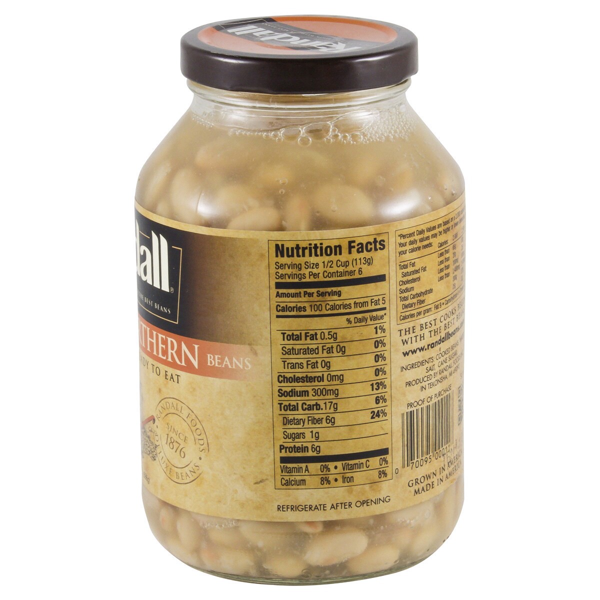 slide 2 of 4, Randall Deluxe Great Northern Beans - 24 oz, 24 oz