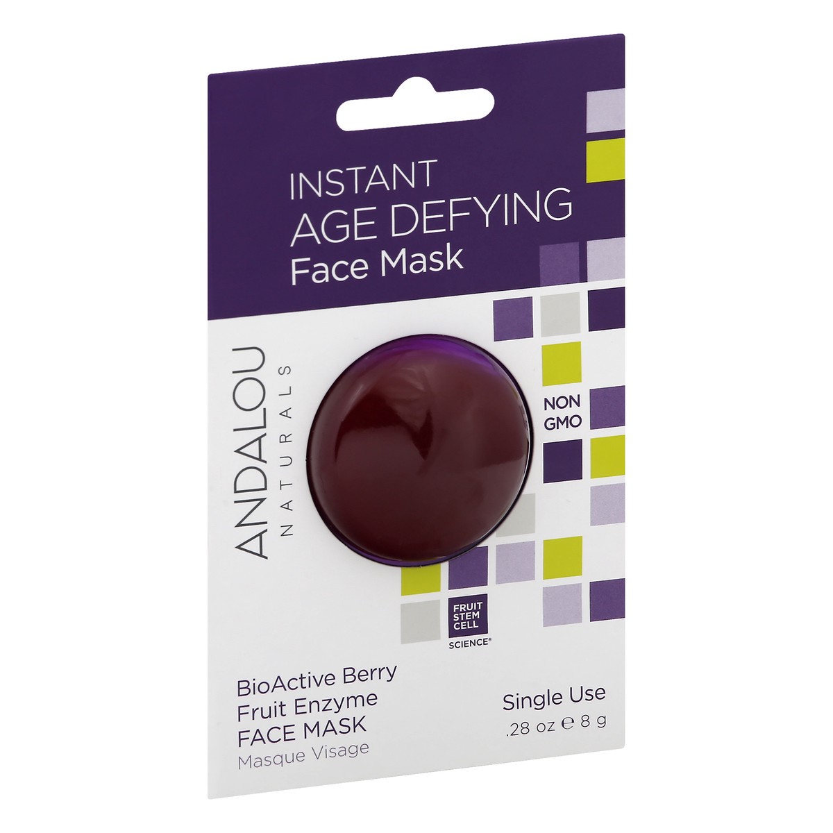 slide 2 of 9, Andalou Naturals 8 Berry Instant Age Defying Mask , 0.28 oz