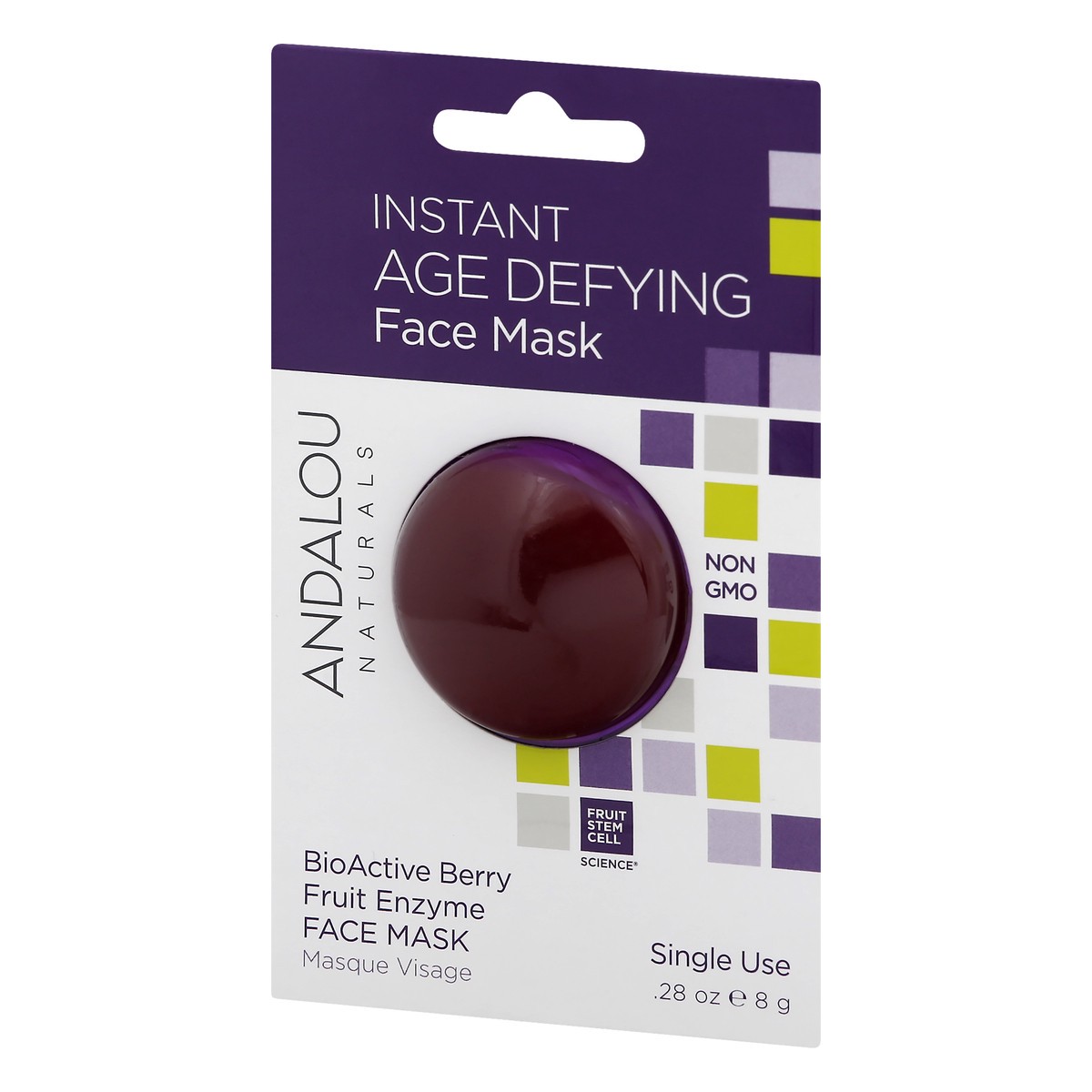 slide 3 of 9, Andalou Naturals 8 Berry Instant Age Defying Mask , 0.28 oz