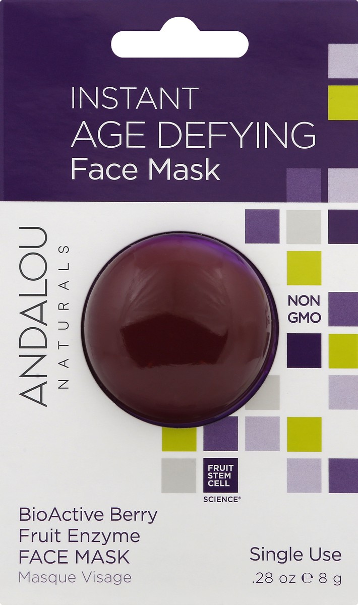 slide 8 of 9, Andalou Naturals 8 Berry Instant Age Defying Mask , 0.28 oz