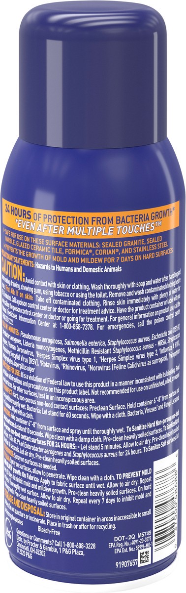 slide 3 of 4, Microban 24 Hour Disinfectant Sanitizing Spray, Citrus Scent, 12.5 fl oz, 12.5 oz