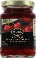 slide 1 of 1, Private Selection Red Tart Cherry Preserves, 10 oz