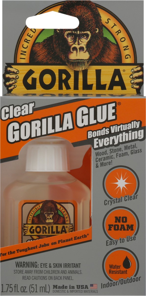 slide 6 of 9, Gorilla Clear Glue 1.75 fl oz, 1.75 fl oz