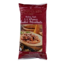 slide 1 of 1, Primo Gusto Italian-Style Premium Meatballs, 128 ct