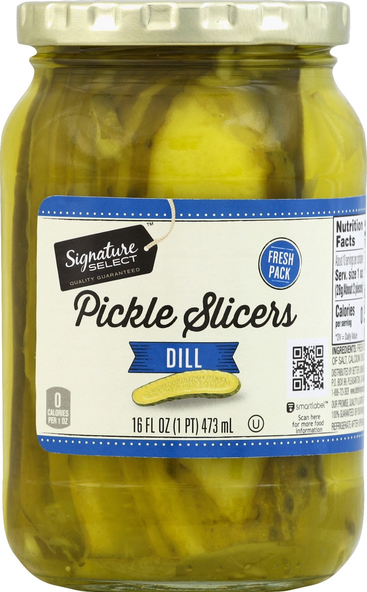 slide 2 of 2, Signature Select Pickle Slicers 16 oz, 16 oz