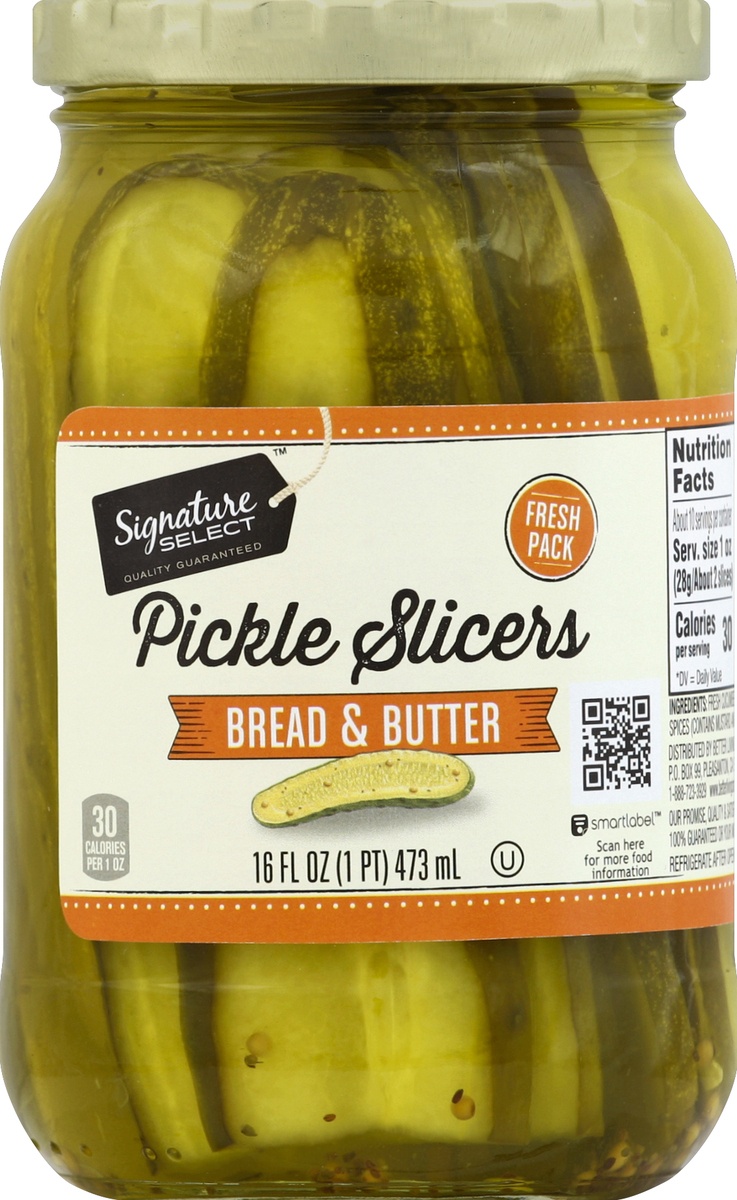 slide 2 of 2, Signature Select Pickle Slicers 16 oz, 