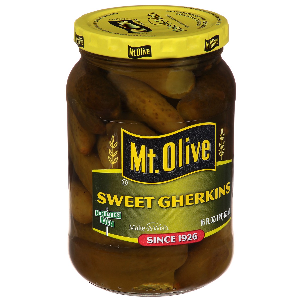 slide 2 of 9, Mt. Olive Sweet Gherkin Pickles, 