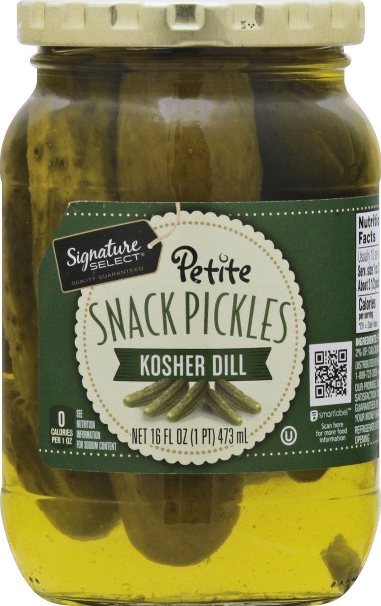 slide 4 of 7, Signature Select Snack Pickles 16 oz, 16 oz