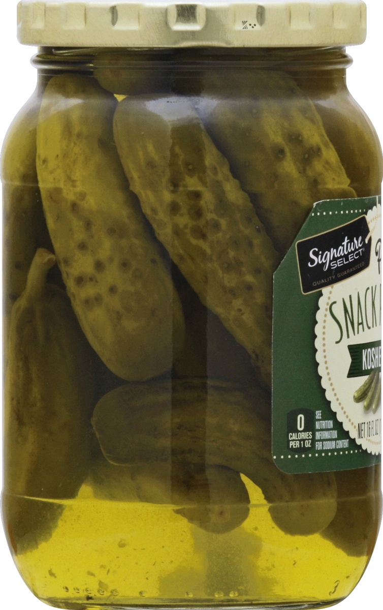 slide 5 of 7, Signature Select Snack Pickles 16 oz, 16 oz