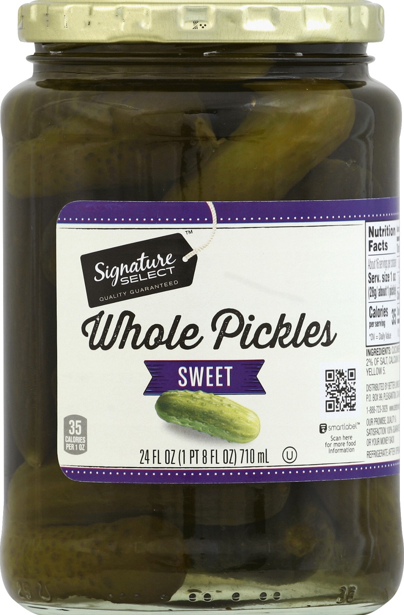 slide 2 of 2, Signature Select Pickles 24 oz, 24 oz