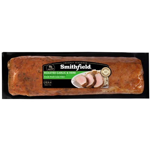 slide 1 of 1, Smithfield® roasted garlic & herb loin filet, 27.2 oz