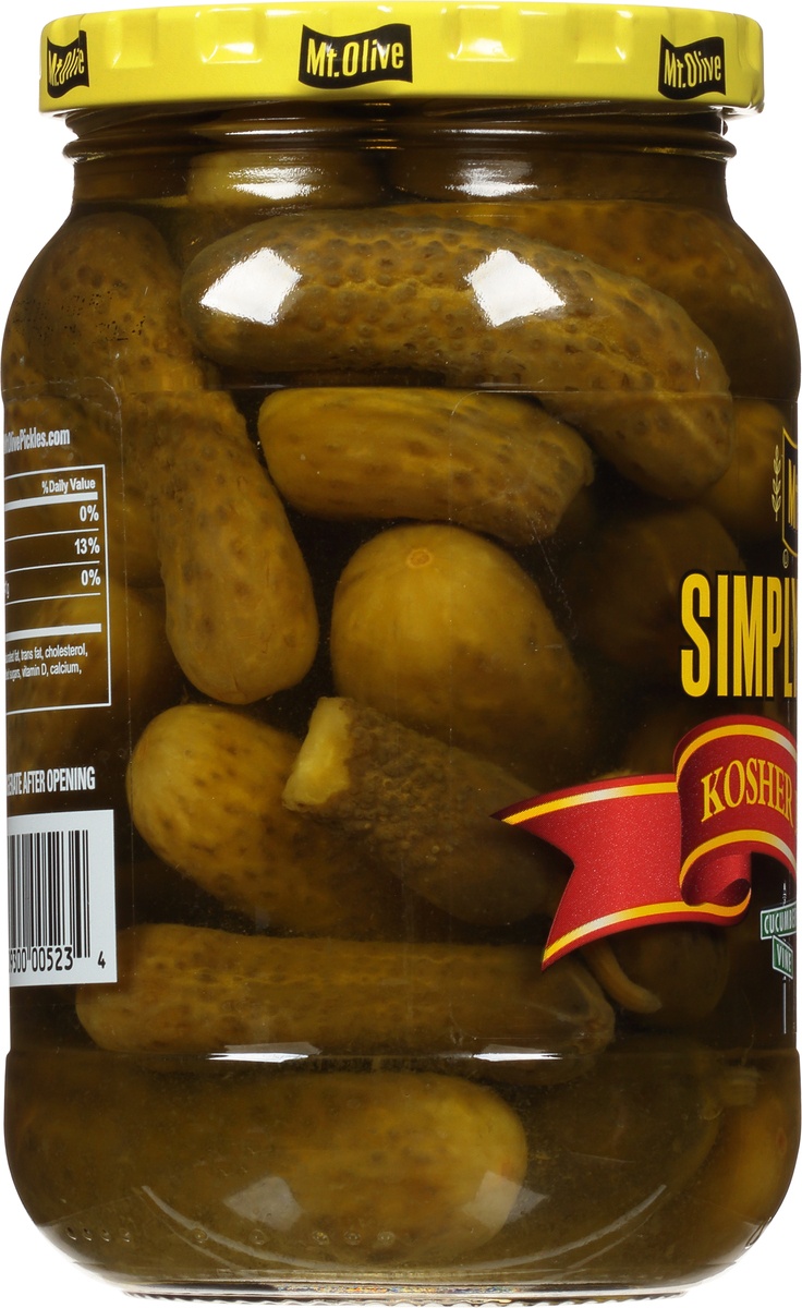 slide 5 of 7, Mt. Olive Simply Pickles Kosher Petite Dills Pickles, 