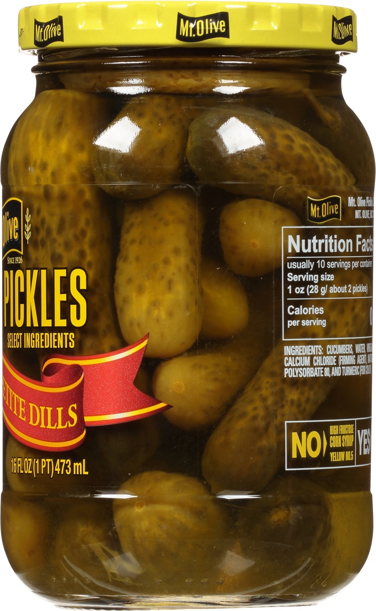 slide 6 of 7, Mt. Olive Simply Pickles Kosher Petite Dills Pickles, 