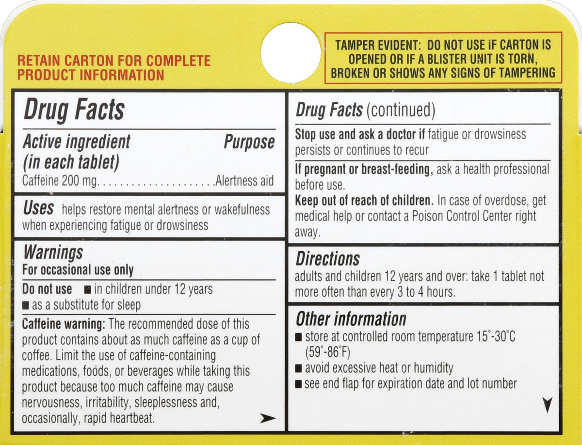 slide 4 of 5, CVS Pharmacy Caffeine Tablets 16 ea, 16 ct; 200 mg