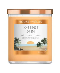 House of Velas Setting Sun Scent Jar Candle, 18 oz